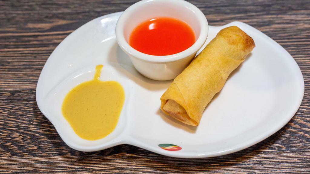 Vegetable Spring Roll · One piece.
