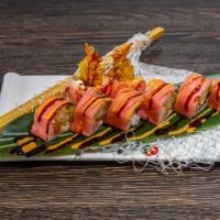Crazy Roll(Soy Paper) · Smoked salmon,eel,tempura shrimp,crab stick,avocado,and cream cheese rolled in soy paper and...