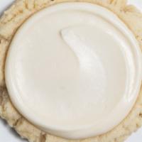 Frosted Sugar Cookie · Soft sugar cookie with vanilla frosting.