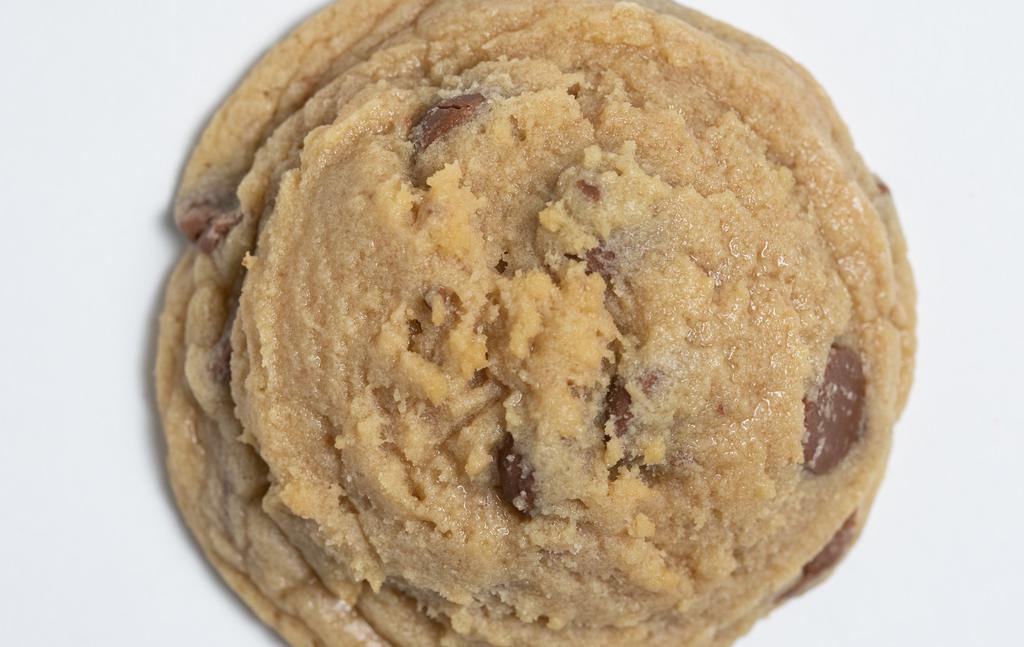 Chocolate Chip Cookie · Our soft mound of dough with a lot of chips.