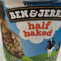 Ben & Jerry’S Half Baked Chunks · A mixture of chocolate chip cookie dough & fudge brownies no more digging for just one more ...