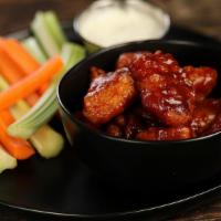 Boneless Classic Bbq · Mild heat 8 pieces classic BBQ wings. Comes with classic style  wings, carrots & celery, and...
