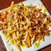 Philly Cheese Fries · Crispy Delicious Fries, topped with perfectly seasoned Philly cheese steak beef.