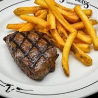 Kid'S Wagon Boss Top Sirloin · Certified Angus beef center cut top sirloin. Served with choice of side fries, broccoli, or ...