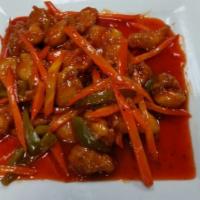 Sweet And Sour Chicken · Boneless chicken pieces dipped into a batter with a touch of sweet and sour sauce.