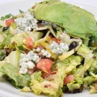Cobb Salad · avocado, black olives, blue cheese, bacon, tomatoes, Dijon vinaigrette dressing