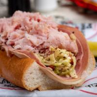 Baby Sub · The “original” Groucho's sub is a fat sub roll, served hot with salami, bologna, provolone c...