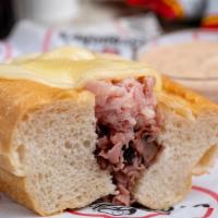 Junior Dipper · A smaller version of our classic sandwich. Roast beef and ham topped by your choice of chees...