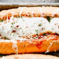 12'' Meatball Parmigiana Hot Sub · 