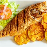  Snapper Pargo Frito · Served with 2 sides of your choice.