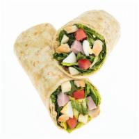 Bently Wrap · Our Chef starts with a flour tortilla, add in a base of our Romaine/Iceberg Blend. It is ser...
