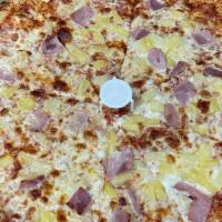 Hawaiian  Pizza · Sliced Pineapples, Ham & Mozzarella Cheese