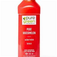 Pure Watermelon, Cold Pressed Juice (Hydration And Recovery) · Watermelon and lemon.

The Pure Watermelon cold pressed juice is a simple but mouth watering...