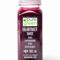 Heartbeet, Cold Pressed Shot (Recovery) · Beet, pomegranate, lime and black pepper.

The Heartbeet cold pressed juice shot contains be...