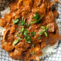 Vindaloo - India · Spicy traditional favorite...slow cooked, masala based curry sauteed with potato & onion ser...
