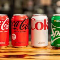 American Sodas · Coke, Diet Coke, Coke Zero, Sprite.