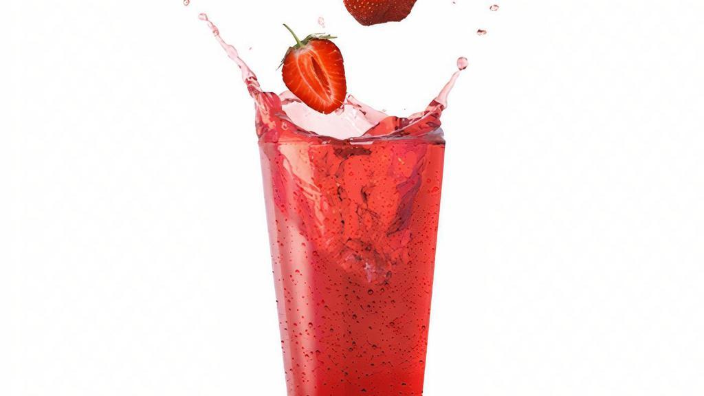 Strawberry Juice · fresh strawberries blended with filtered water and organic agave (16.90 FL OZ | 500 ML)