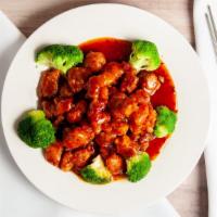 General Tso'S Chicken · Chunk chicken fried then sauteed in our special sauce. Spicy.