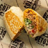 Beto’S Burritos · Your choice of meat stuffed with rice, beans, lettuce, sour cream, queso fresco, pico de gal...