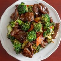 Beef With Broccoli · Includes pork fried rice.