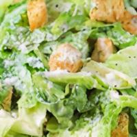 Caesar Salad · Lettuce, bacon, croutons, Parmesan cheese, and Caesar dressing.