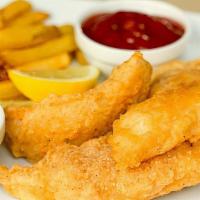 Crispy Fish Fillets · 1210 Cal. Whitefish Fillets hand-breaded in our homemade bread crumbs. Served with tartar sa...