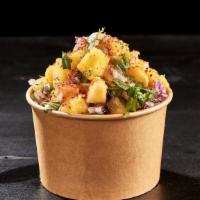 Pineapple Salad · Sweet and spicy. Pineapple, jalapeno, red onion, coriander, vinegar and lemon, and classic t...
