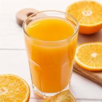 Fresh Orange Juice · Farmers market fresh oranges.