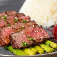 Soya Filet · 7 oz.Tenderloin steak filet served with teriyaki or chimichurri sauce. CONSUMER ADVISORY Con...