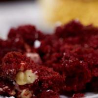 Red Velvet Bread Pudding · Special. Topped with a scoop of vanilla ice cream.