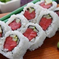 Spicy Tuna Roll** · * raw tuna, spicy mayo sauce