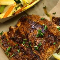 Mahi Fillet · Mahi Fillet Prepared Grilled, Blackened or Fried. Served with 1 Side