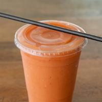 Island Breeze · Strawberries, papaya, mango, pineapple, agae, and coconut water.