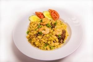 Fr2 Thai Fried Rice · In a sweet Thai-based seasoning sauce, steamed jasmine rice is stir-fried with your choice o...