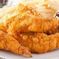Chicken Tenders (3) · With fries.