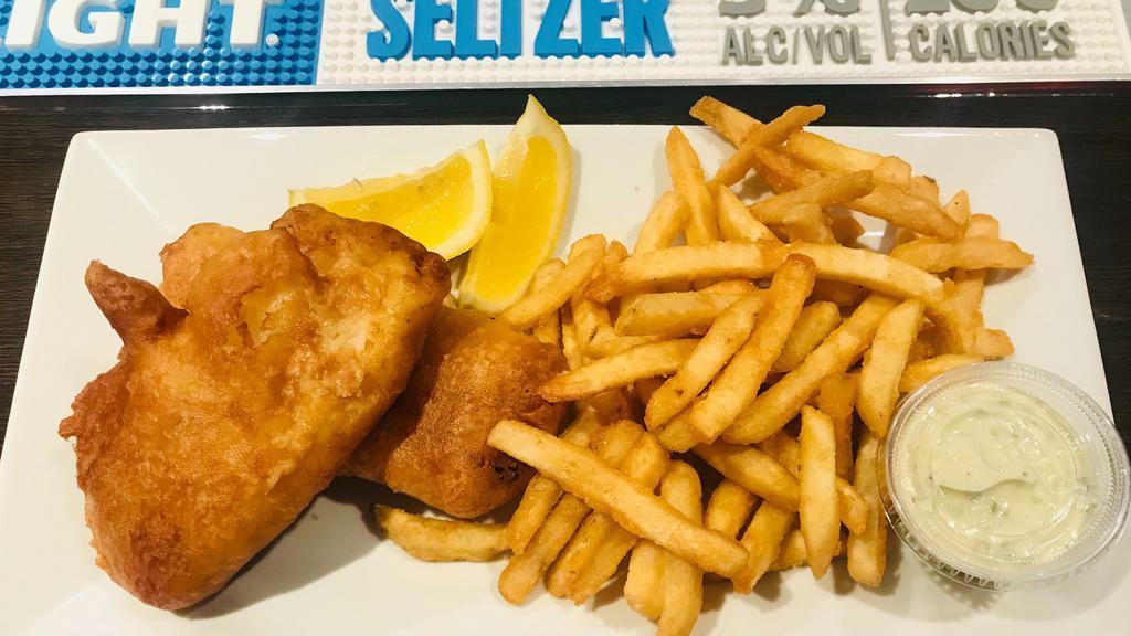 Fish & Chips · Lightly battered and deep fried.