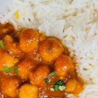 Bowls · Served with basmati rice.