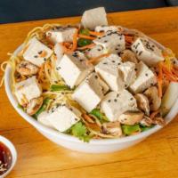 Tofu Bowl · The original Mongolian BBQ bowl with our house sauce. Please let us know about any allergies.