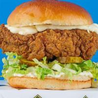 Og Chicken Sandwich · Keep it simple with mayo, lettuce, and pickles.