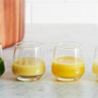 Sampler · Like hitting the jackpot: 4 shots. Wheatgrass, Ginger, Lemon, Pineapple and mint.