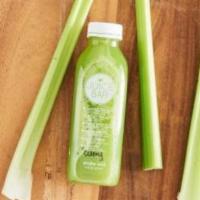 Celery Juice · Just celery.