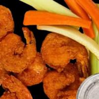 Buffalo Shrimp · Favorite. 8 golden shrimp tossed in your favorite sauce with celery and carrots. Your choice...