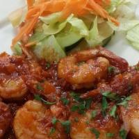 Enchilado De Camarones · Cuban style shrimp creole.