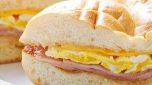 Ham Egg & Cheese (Sandwich) · Ham, egg, and cheese served on an eight inches French Baguette.