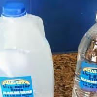 Bottled Water · Bottled water. Served cold.