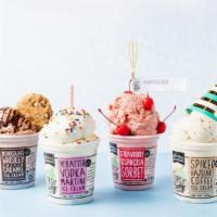 Birthday Party Pack · Cake Batter Vodka Martini Ice Cream (1 Pint), Dark Chocolate Whiskey Ice Cream (1 Pint), Spi...