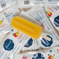 10 Mango Sorbet Popsicles · Mango Sorbet Popsicles : Organic  Certified - Kosher Certified - Non-GMO,  No Egg - No Trans...