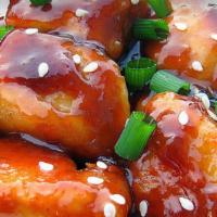 Sesame Chicken · Include pork fried rice.