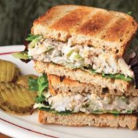 Tuna Salad Sandwich · This sandwich includes but is not limited to; tuna, mayonnaise, red onion, topped celery, li...
