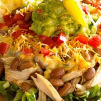 Reynosa Salad · Hand-tossed, fresh lettuce topped generously with your choice of seasoned ground beef or slo...
